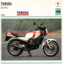 YAMAHA RD 350 LC RDLC 1980 : Fiche Moto #000074