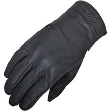 Ixon RS Shield Lady Gants Moto Femme Mi-Saison Cuir Noir Étanche CE Taille L