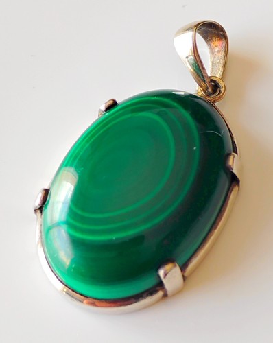 Pendentif malachite et - malachite,