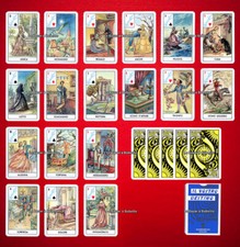 JEU CARTES DIVINATOIRES - ORACLE - TAROT IL VOSTRO DESTINO 52 CARTES