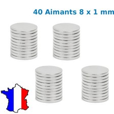 lot 40pcs Aimant 8x1 mm