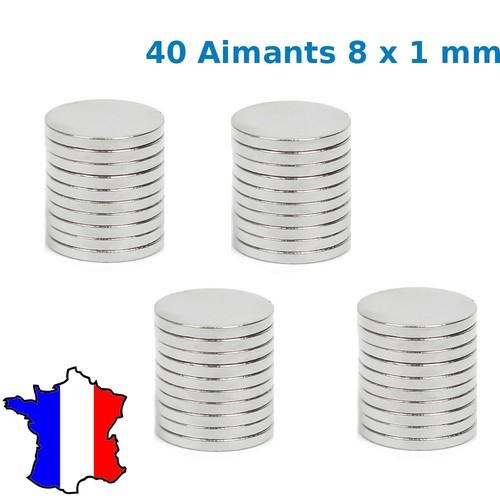 Lot 40pcs aimant 8x1 - lot,