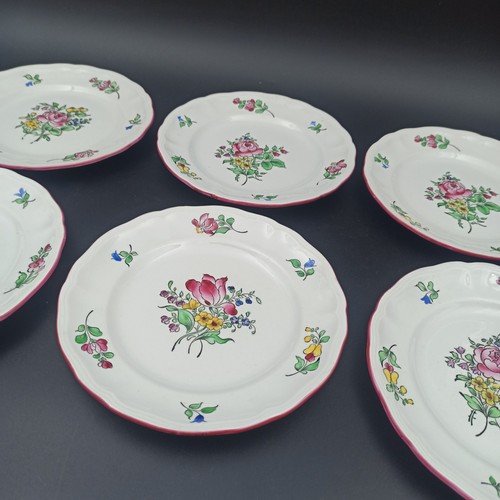 Lunéville 6 assiettes à - -,