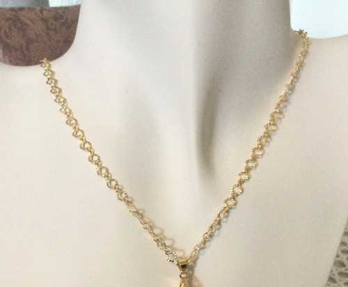 Collier chaîne 50cm plaqué - collier,