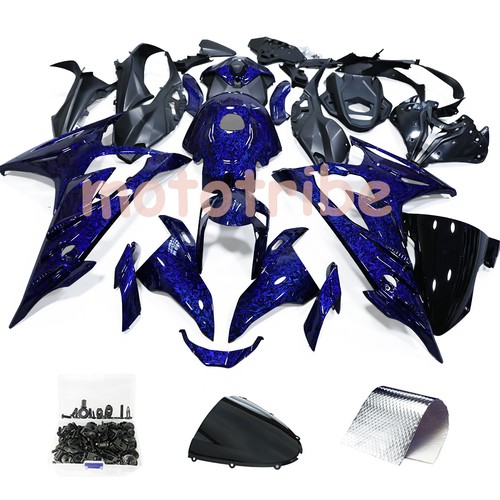 Blue forged carbon fiber - forged,