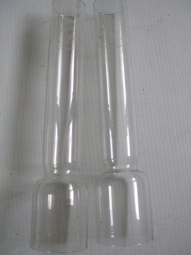Lot verres lampe petrole - verres,