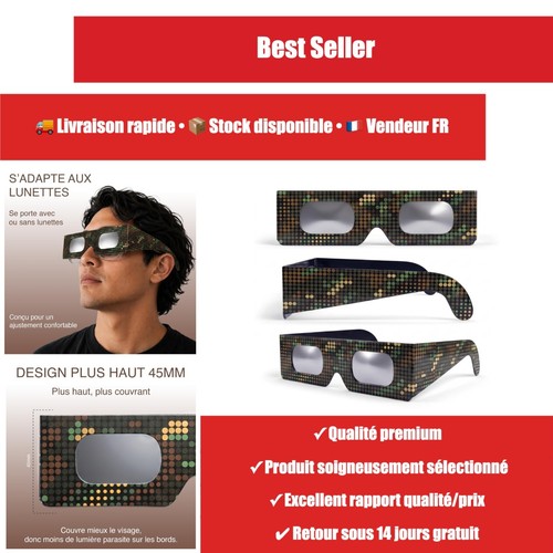 Lunettes éclipse solaire lot