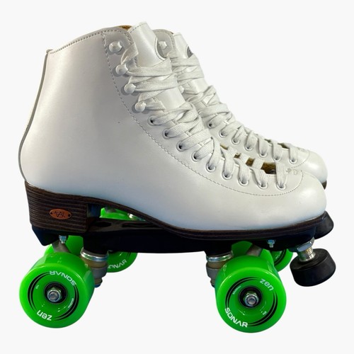 Riedell 111 white quad roller - 111,