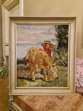 Peinture ancienne huile sur