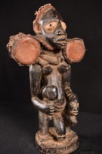 Africain Vieux Yoruba Joueur Figurines Nigeria Afrique Africa 471
