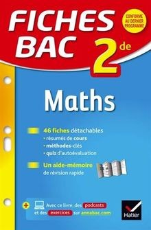 Fiches bac maths 2de - fiches,