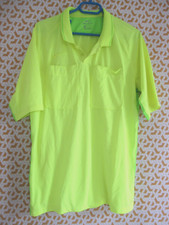 Maillot Arbitre Nike Dri Fit jaune manche courte Ligue Football Homme - XL