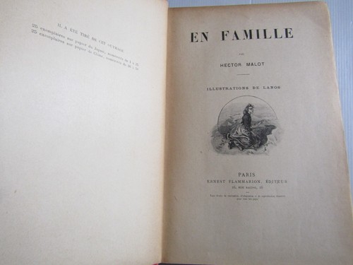 Hector malot famille - , en