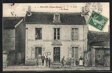 CPA Bricon, La Poste 1911 