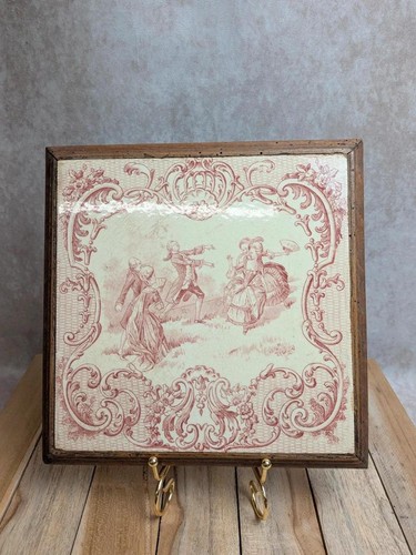 Ancien dessous plat gien - plat, en