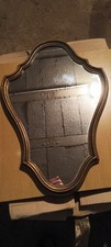 Miroir ancien en bois doré