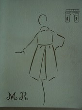 Catalogue Mode Femme Vintage Etablissements Méroz Paris Années 60. Manteaux