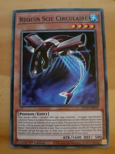 Carte requin scie - requin,