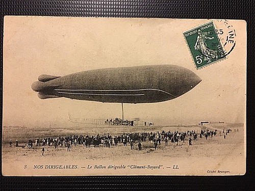 Cpa ballon dirigeable - ballon,