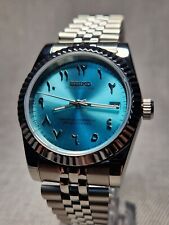 Montre Seiko Mod Arabic Dial Blue