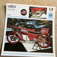 Garelli 50 grand prix 1983 carte moto collection Atlas Italie