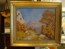 Signée Florent Chadé , huile sur carton , "Automne à Rabot"44,5 x36,5 cm  #340#