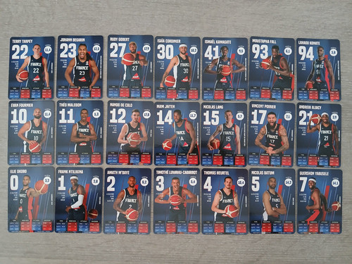 Lot cartes slam - 21,