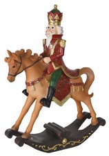 Casse-Noisette Figurine Noël Cheval à Bascule Décoration de Vintage Bijoux