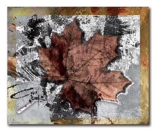 Metallbild moderne abstrait - metallbild,