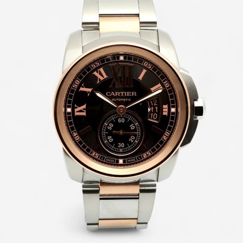 Cartier montre calibre rose - calibre, or