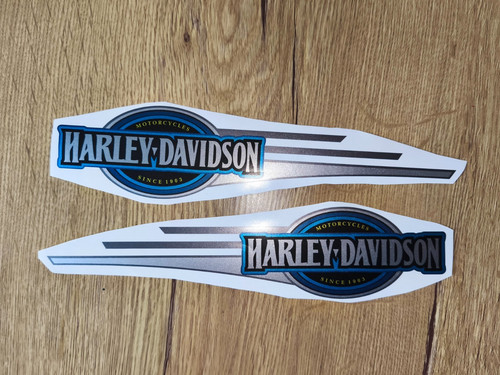 Harley davidson silver blue - harley-davidson,