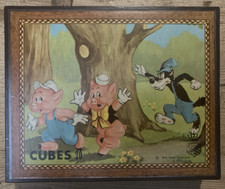 Boîte jeu 20 cubes anciens