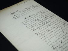 Achille BAZAINE - rapport
