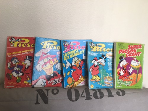 Lot magazines picsou - de, 4
