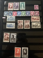 Collection Lot Vrac Stock Timbres France Oblitérés & Neufs * & ** 1939 À 1954