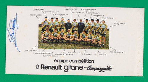 Cyclisme carte équipe - cyclisme,