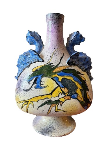 Grand vase zoomorphe