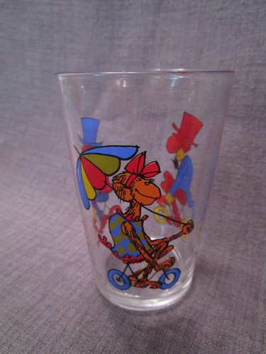 Verre illustré cabu - verre, "cabu"