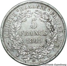 C4021 Rare France 5 Francs