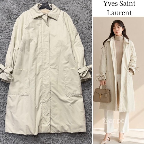 Manteau long ivoire yves - manteau,