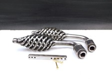 ▨7X7mm Anciennes Paire de Poignées de porte en fer forgé torsadé, Vintage