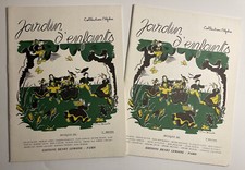 Lot 2 partitions piano - Recueil 1 & 2 Jardin d'enfants - éditions Henry Lemoine
