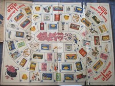 Jeu de loi Alsa années 1920 levure alsacienne publicité produits véhicules 