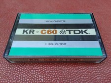 RARE TDK KR C60 Vintage 1973 Blank Audio Krom Cassette Tape IEC II Made in Japan