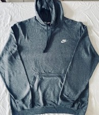 Sweat à capuche - Nike - Taille L - Gris - Logo Brodé #573
