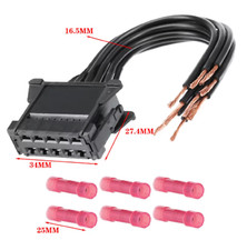 CONNECTEUR FAISCEAU FICHE PRISE POUR RESISTANCE DE CHAUFFAGE VENTILATION CLIM 