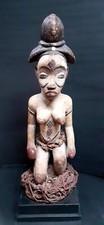 STATUE POUNOU GABON ART TRIBAL  AFRICAIN ANCIEN STATUETTE AFRICAINE MASQUE 