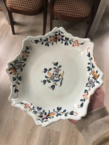 Belle assiette faience nord - faience,