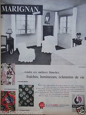Publicité 1959 tissus - publicitÉ,