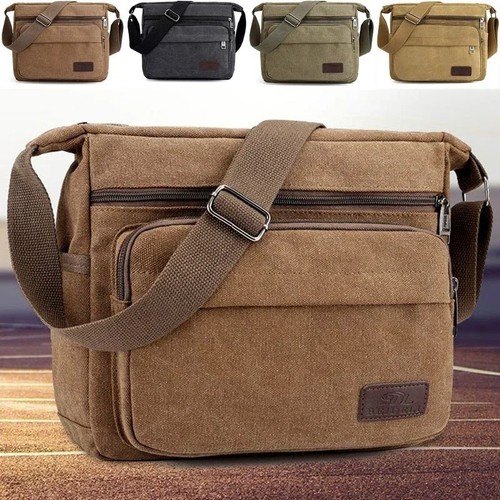 Sac bandouliere homme toile